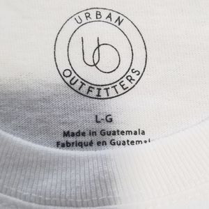 Urban Outfitters bundle lot of 4  women's cropped white tshirts